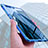Coque Ultra Fine TPU Souple Transparente U03 pour Huawei P10 Bleu Petit
