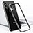 Coque Ultra Fine TPU Souple Transparente V04 pour Apple iPhone Xs Noir Petit