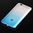 Coque Ultra Fine Transparente Souple Degrade pour Huawei Nova Bleu Petit