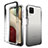Coque Ultra Fine Transparente Souple Housse Etui 360 Degres Avant et Arriere Degrade JX1 pour Samsung Galaxy M12 Noir