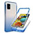 Coque Ultra Fine Transparente Souple Housse Etui 360 Degres Avant et Arriere Degrade JX1 pour Samsung Galaxy M40S Bleu