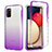 Coque Ultra Fine Transparente Souple Housse Etui 360 Degres Avant et Arriere Degrade JX4 pour Samsung Galaxy A02s Petit