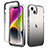 Coque Ultra Fine Transparente Souple Housse Etui 360 Degres Avant et Arriere Degrade pour Apple iPhone 14 Plus Gris Fonce