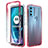 Coque Ultra Fine Transparente Souple Housse Etui 360 Degres Avant et Arriere Degrade pour Motorola Moto G71 5G Rouge