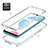 Coque Ultra Fine Transparente Souple Housse Etui 360 Degres Avant et Arriere Degrade pour Realme C21Y Petit