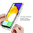 Coque Ultra Fine Transparente Souple Housse Etui 360 Degres Avant et Arriere Degrade pour Samsung Galaxy A03s Petit