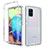 Coque Ultra Fine Transparente Souple Housse Etui 360 Degres Avant et Arriere Degrade pour Samsung Galaxy A71 5G Petit