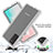 Coque Ultra Fine Transparente Souple Housse Etui 360 Degres Avant et Arriere Degrade pour Samsung Galaxy Note 20 5G Petit