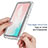 Coque Ultra Fine Transparente Souple Housse Etui 360 Degres Avant et Arriere Degrade pour Samsung Galaxy Note 20 5G Petit