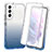 Coque Ultra Fine Transparente Souple Housse Etui 360 Degres Avant et Arriere Degrade pour Samsung Galaxy S21 FE 5G Bleu