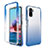 Coque Ultra Fine Transparente Souple Housse Etui 360 Degres Avant et Arriere Degrade pour Xiaomi Poco M5S Bleu
