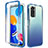Coque Ultra Fine Transparente Souple Housse Etui 360 Degres Avant et Arriere Degrade pour Xiaomi Redmi Note 12 Pro 4G Bleu
