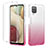 Coque Ultra Fine Transparente Souple Housse Etui 360 Degres Avant et Arriere Degrade YB2 pour Samsung Galaxy F12 Rose
