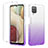 Coque Ultra Fine Transparente Souple Housse Etui 360 Degres Avant et Arriere Degrade YB2 pour Samsung Galaxy F12 Violet