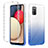 Coque Ultra Fine Transparente Souple Housse Etui 360 Degres Avant et Arriere Degrade ZJ2 pour Samsung Galaxy M02s Bleu