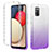 Coque Ultra Fine Transparente Souple Housse Etui 360 Degres Avant et Arriere Degrade ZJ2 pour Samsung Galaxy M02s Violet