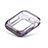 Coque Ultra Fine Transparente Souple Housse Etui Degrade G01 pour Apple iWatch 5 40mm Noir