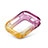 Coque Ultra Fine Transparente Souple Housse Etui Degrade G01 pour Apple iWatch 5 40mm Violet
