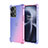 Coque Ultra Fine Transparente Souple Housse Etui Degrade pour OnePlus Nord 2T 5G Violet Clair