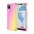 Coque Ultra Fine Transparente Souple Housse Etui Degrade pour Realme C21Y Rose