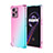 Coque Ultra Fine Transparente Souple Housse Etui Degrade pour Realme Narzo 50 Pro 5G Cyan Petit