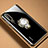 Coque Ultra Slim Silicone Souple Housse Etui Transparente avec Support Bague Anneau Aimante Magnetique C01 pour Huawei P30 Or