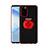 Coque Ultra Slim Silicone Souple Housse Etui Transparente avec Support Bague Anneau Aimante Magnetique C01 pour Samsung Galaxy S20 Rouge