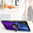 Coque Ultra Slim Silicone Souple Housse Etui Transparente avec Support Bague Anneau Aimante Magnetique C02 pour Huawei Honor 20i Petit