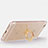 Coque Ultra Slim Silicone Souple Housse Etui Transparente avec Support Bague Anneau S01 pour Apple iPhone 6S Or