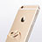 Coque Ultra Slim Silicone Souple Housse Etui Transparente avec Support Bague Anneau S01 pour Apple iPhone 6S Petit