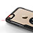 Coque Ultra Slim Silicone Souple Housse Etui Transparente avec Support Bague Anneau S01 pour Apple iPhone 6S Plus Petit