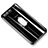 Coque Ultra Slim Silicone Souple Housse Etui Transparente avec Support Bague Anneau S01 pour Huawei Honor 9 Noir