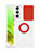 Coque Ultra Slim Silicone Souple Housse Etui Transparente avec Support Bague Anneau S01 pour Samsung Galaxy S21 FE 5G Rouge