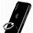 Coque Ultra Slim Silicone Souple Housse Etui Transparente avec Support Bague Anneau V01 pour Apple iPhone Xs Max Petit