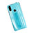 Coque Ultra Slim Silicone Souple Housse Etui Transparente avec Support S01 pour Huawei P20 Lite Bleu