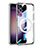 Coque Ultra Slim Silicone Souple Transparente avec Mag-Safe Magnetic Magnetique AC1 pour Samsung Galaxy S22 Plus 5G Argent