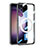 Coque Ultra Slim Silicone Souple Transparente avec Mag-Safe Magnetic Magnetique AC1 pour Samsung Galaxy S22 Plus 5G Noir