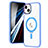Coque Ultra Slim Silicone Souple Transparente avec Mag-Safe Magnetic Magnetique SD1 pour Apple iPhone 14 Petit