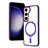 Coque Ultra Slim Silicone Souple Transparente avec Mag-Safe Magnetic Magnetique SD1 pour Samsung Galaxy S23 Plus 5G Violet