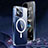 Coque Ultra Slim Silicone Souple Transparente avec Mag-Safe Magnetic Magnetique XD9 pour Apple iPhone 15 Pro Clair Petit