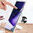 Coque Ultra Slim Silicone Souple Transparente avec Support pour Samsung Galaxy Note 20 Ultra 5G Clair Petit