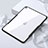 Coque Ultra Slim Silicone Souple Transparente pour Apple iPad Pro 12.9 (2018) Noir Petit