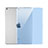 Coque Ultra Slim Silicone Souple Transparente pour Apple iPad Pro 12.9 Bleu