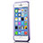 Coque Ultra Slim Silicone Souple Transparente pour Apple iPhone 5S Violet Petit