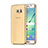 Coque Ultra Slim TPU Souple Transparente pour Samsung Galaxy S6 Edge SM-G925 Or