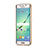 Coque Ultra Slim TPU Souple Transparente pour Samsung Galaxy S6 Edge SM-G925 Or Petit