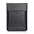 Double Pochette Housse Cuir L01 pour Huawei Honor MagicBook 15 Noir