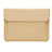 Double Pochette Housse Cuir L02 pour Huawei Honor MagicBook Pro (2020) 16.1 Or