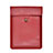 Double Pochette Housse Cuir L03 pour Huawei Matebook 13 (2020) Rouge