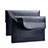 Double Pochette Housse Cuir L11 pour Apple MacBook Pro 15 pouces Bleu